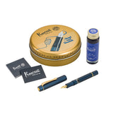 Kaweco Sport Piston Filler Fountain Pen and 32ml Ink Set Navy