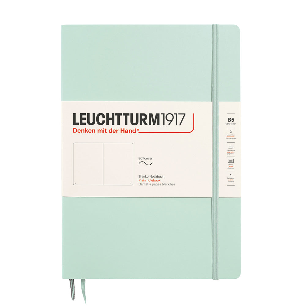 LEUCHTTURM1917 Softcover Notebook B5 Mint Green