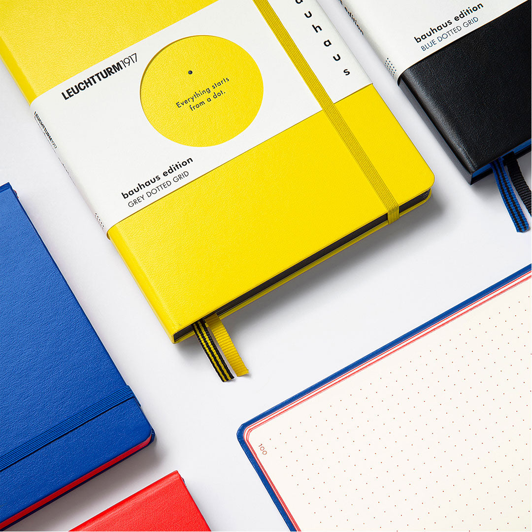 LEUCHTTURM1917 Bauhaus Edition Hardcover Notebook Medium Black Dotted