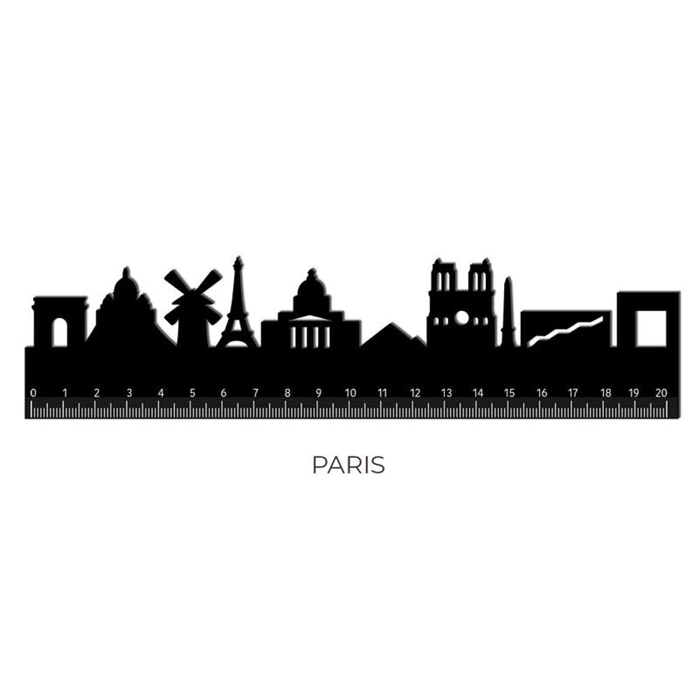 Legami Follow The Skyline Ruler Paris by Legami at Cult Pens