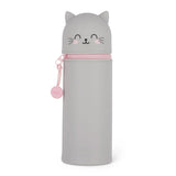 Legami Kawaii 2-in-1 Soft Silicone Pencil Case Kitty
