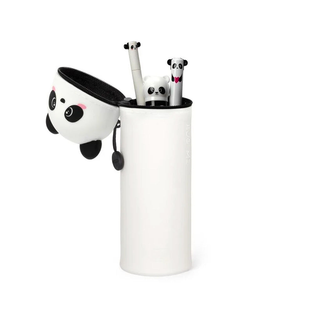 Legami Kawaii 2-in-1 Soft Silicone Pencil Case Panda
