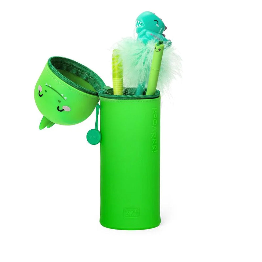 Legami Kawaii 2-in-1 Soft Silicone Pencil Case Dino