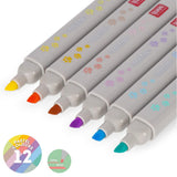 Legami 6 Dual-tip Highlighters Kitty