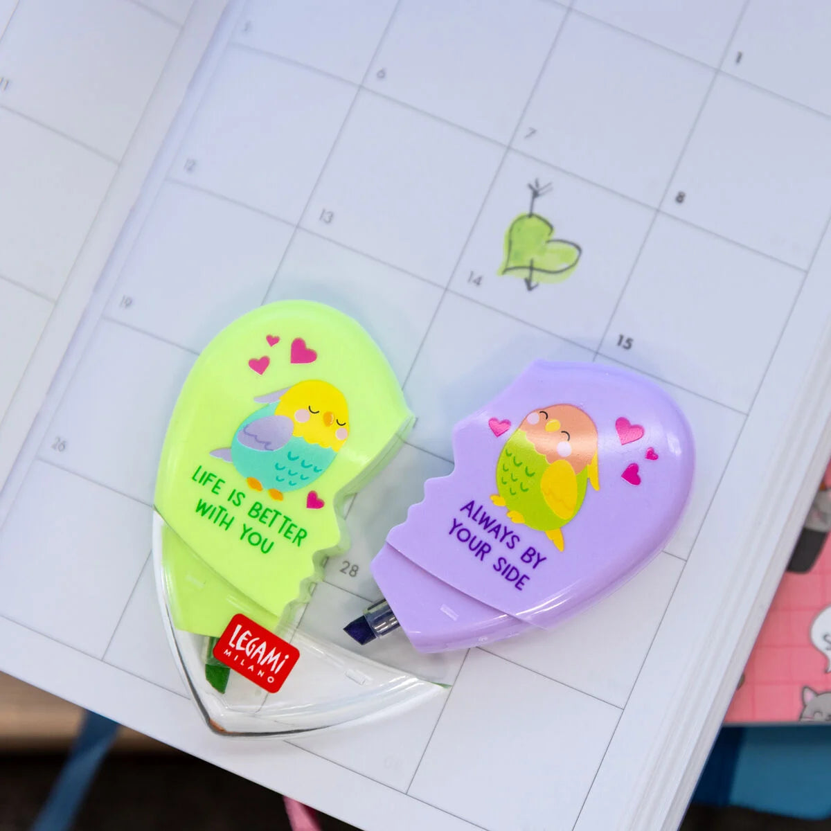 Legami 2-In-1 Heartlighter Highlighter