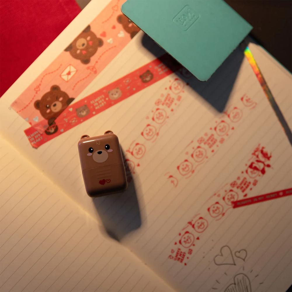 Legami Decorative Roller Stamp Teddy Bear
