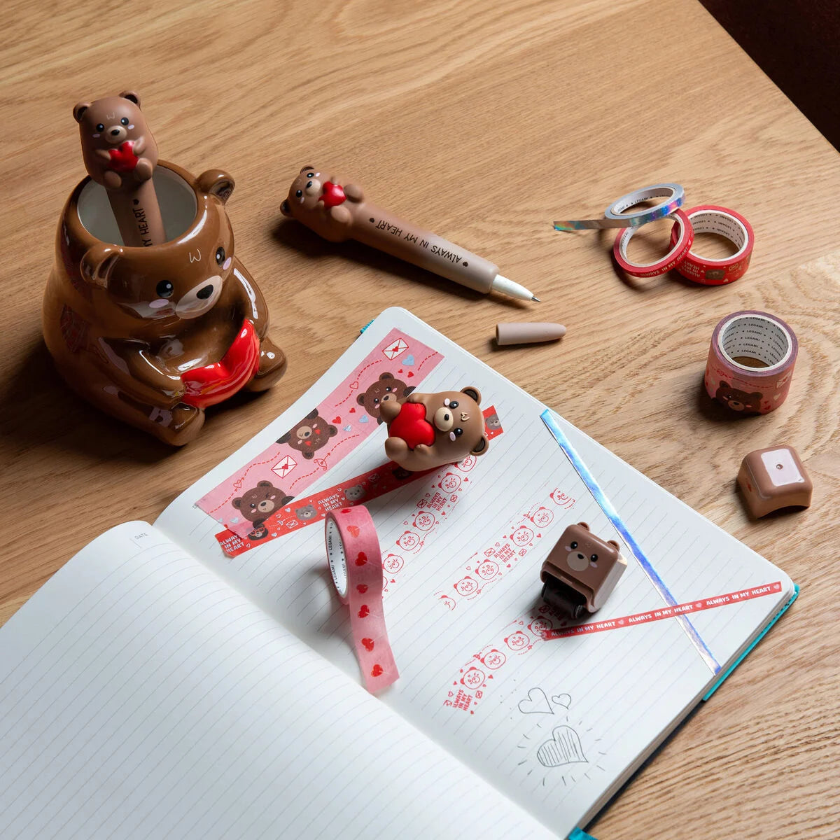 Legami Squishy Pen Teddy Bear