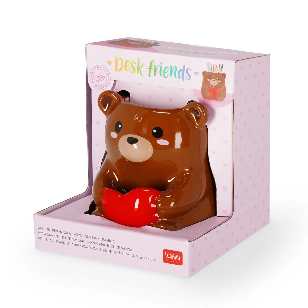 Legami Desk Friends Pen Holder Teddy Bear
