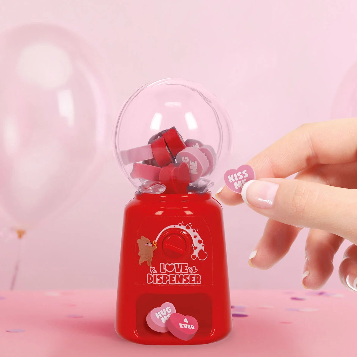 Legami Mini Eraser Dispenser Heart
