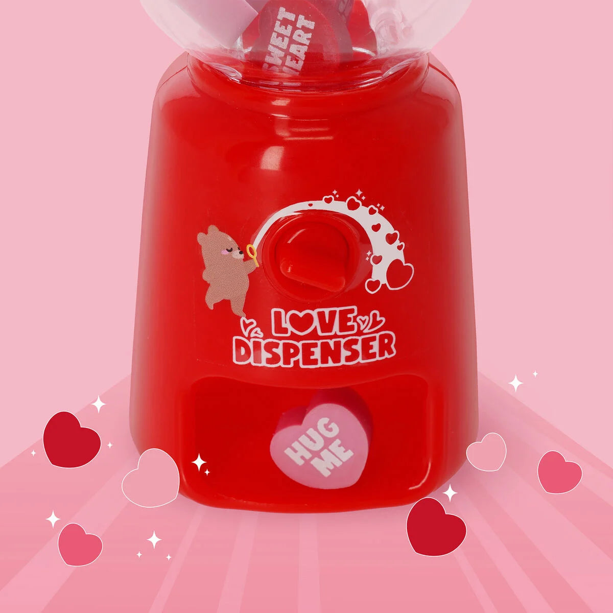 Legami Mini Eraser Dispenser Heart