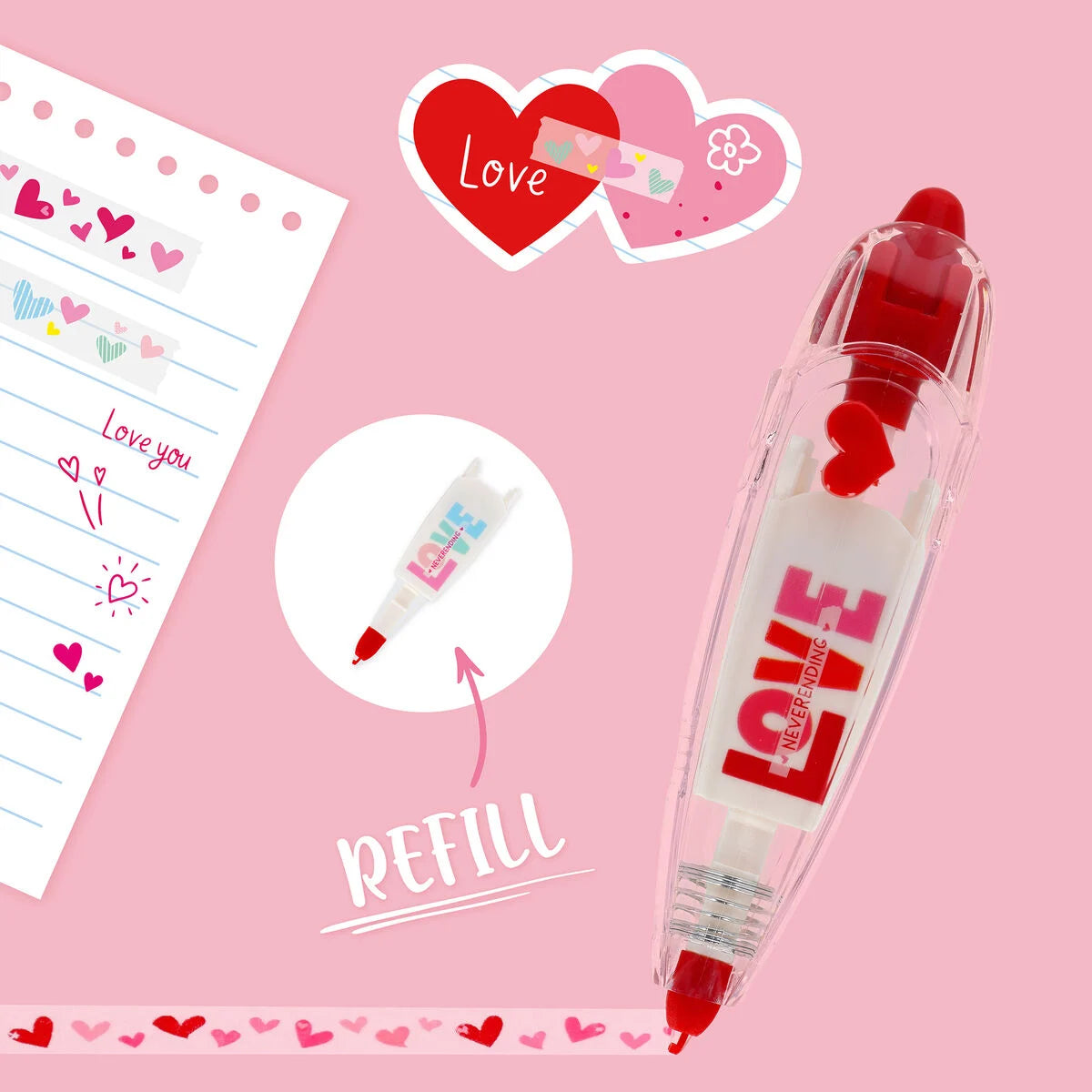 Legami Deco Tape Hearts