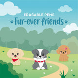 Legami Set of 3 Erasable Pens Fur-ever Friends