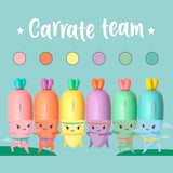 Legami Carrate Mini Highlighters set of 6 by Legami at Cult Pens
