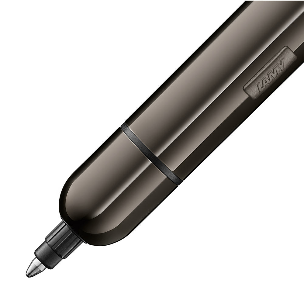 LAMY 281 pico Lx Ruthenium Ballpoint Pen and Leather Pouch set