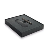 LAMY 281 pico Lx Ruthenium Ballpoint Pen and Leather Pouch set