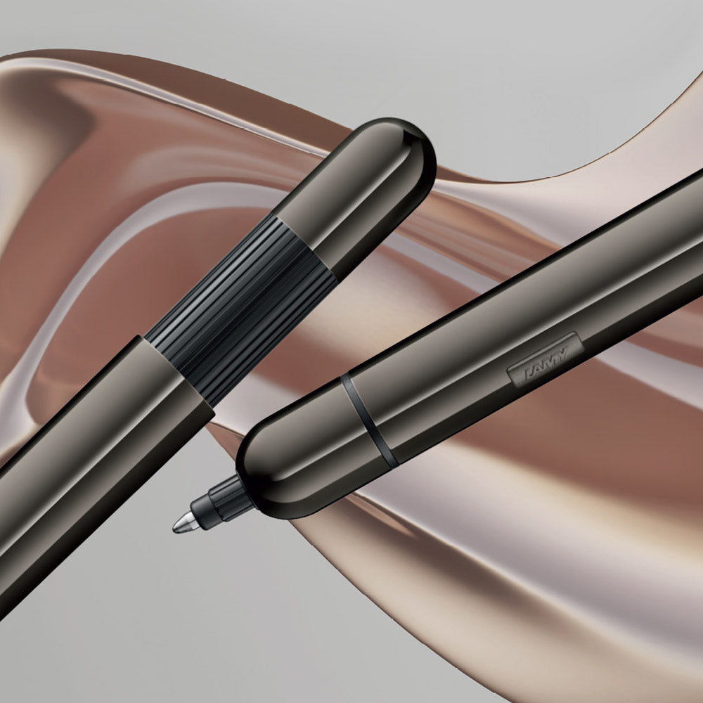 LAMY 281 pico Lx Ruthenium Ballpoint Pen and Leather Pouch set