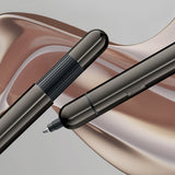 LAMY 281 pico Lx Ruthenium Ballpoint Pen and Leather Pouch set