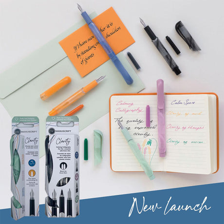 Manuscript Clarity Fountain Pen Orange