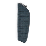 Montblanc Meisterstuck 1 Pen Pouch Blue Croco-embossed