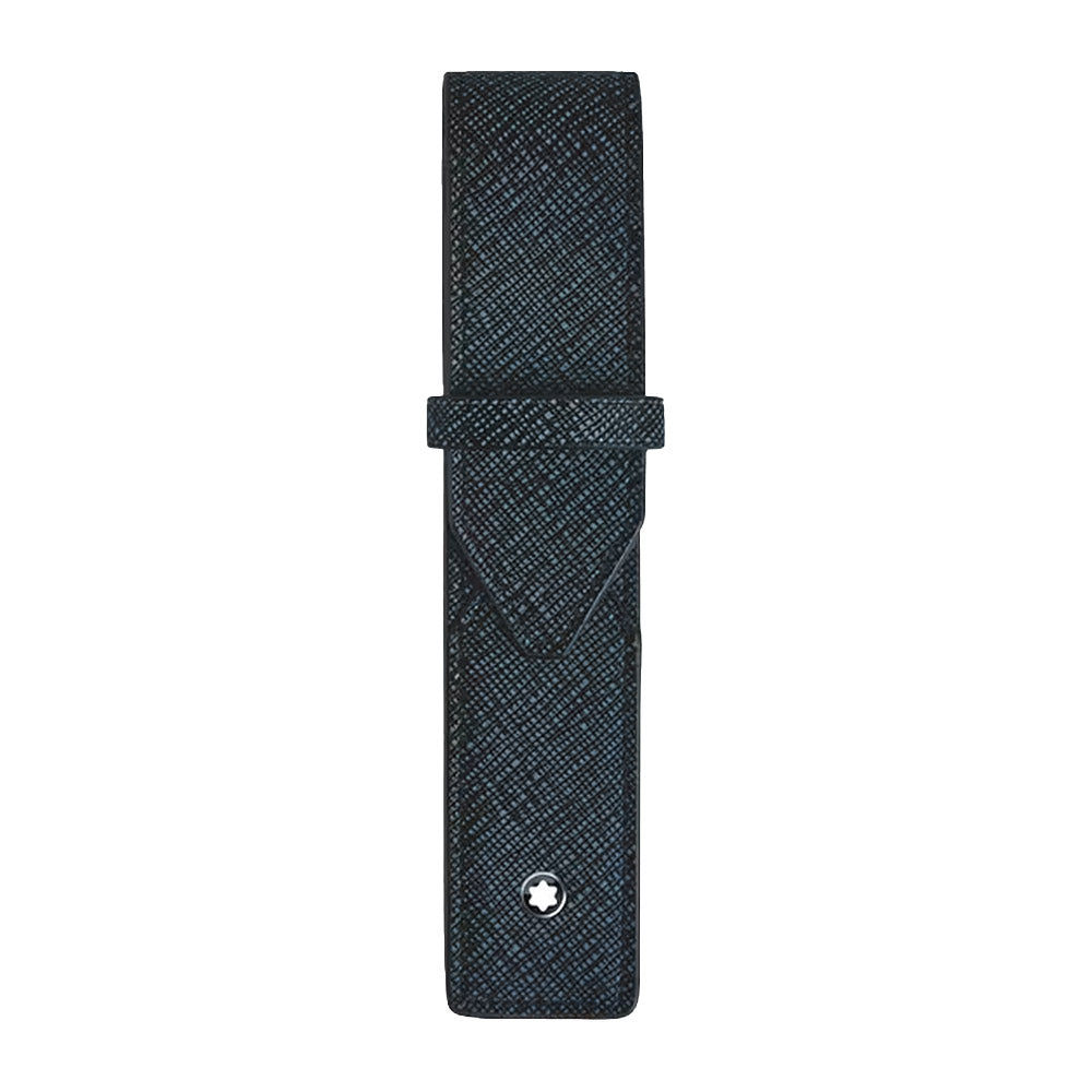 Montblanc Meisterstuck Sartorial 1 Pen Pouch Tweed Blue