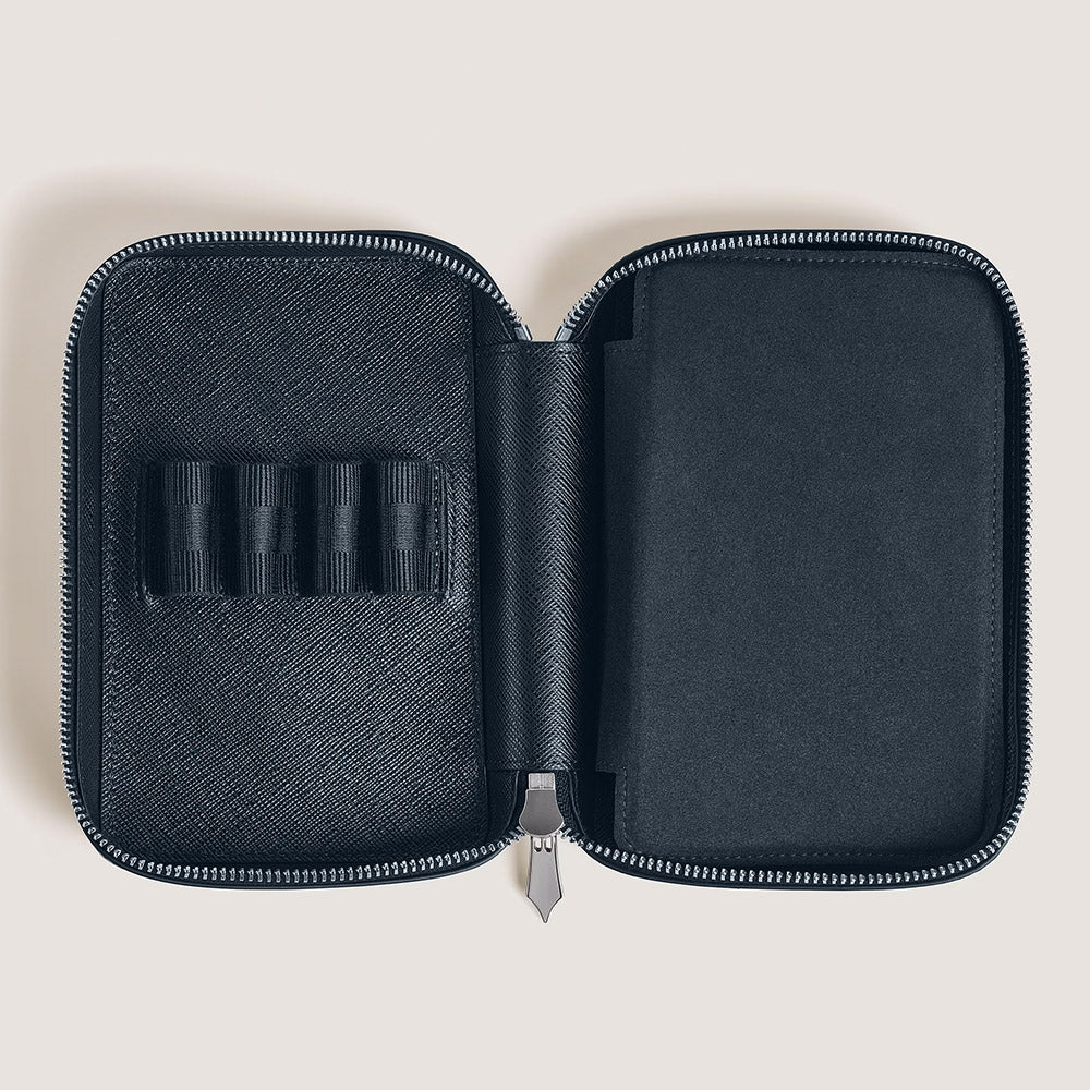 Montblanc Sartorial 8 Pen Pouch Tweed Blue