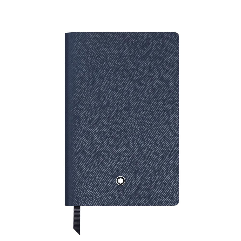 Montblanc Small Notebook Ink Blue Leather Lined