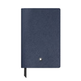 Montblanc Small Notebook Ink Blue Leather Blank