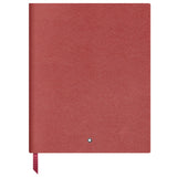 Montblanc Large Notebook Brick Red Leather Lined
