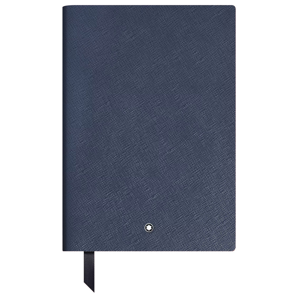 Montblanc Medium Notebook Ink Blue Leather Lined