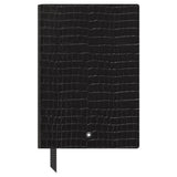 Montblanc Medium Notebook Black Printed Croco Leather Lined