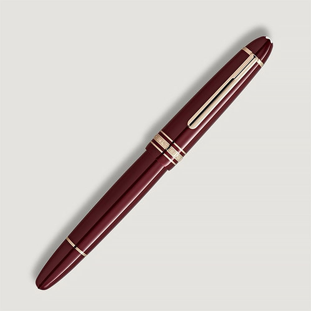 Montblanc Meisterstück Burgundy Red LeGrand Fountain Pen