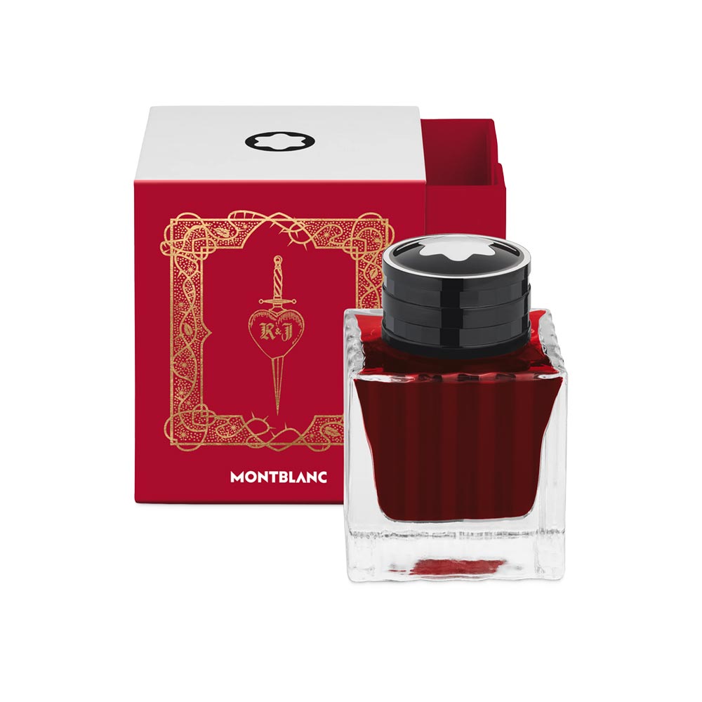 Montblanc Meisterstuck Romeo & Juliet Fountain Pen Ink Verona Red 50ml