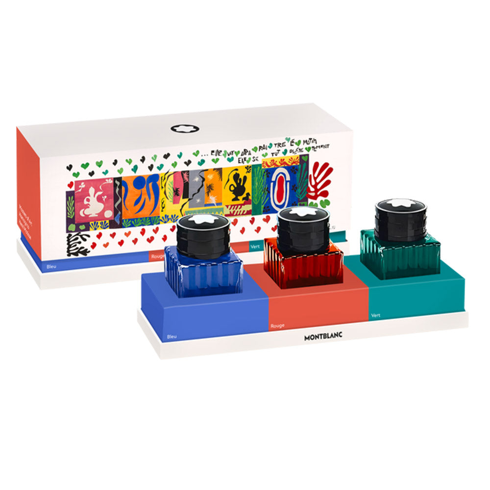 Montblanc Masters of Art Homage to Henri Matisse Fountain Pen Ink Set 3 x 30ml