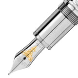 Montblanc Meisterstuck Solitaire LeGrand Fountain Pen Geometry Platinum