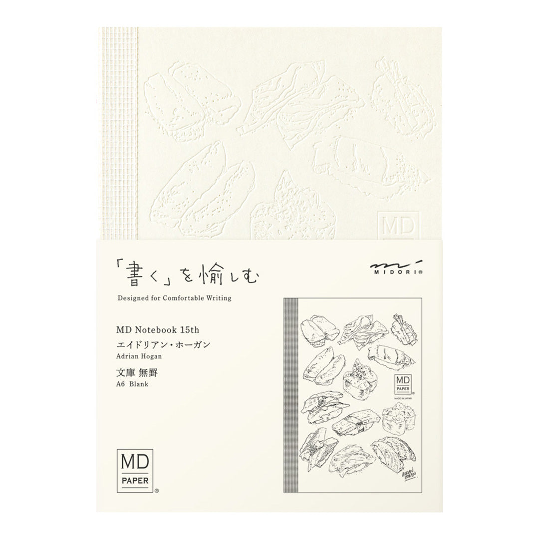 MD 15th Anniversary Limited Edition Notebook A6 Adrian Hogan by Midori MD at Cult Pens