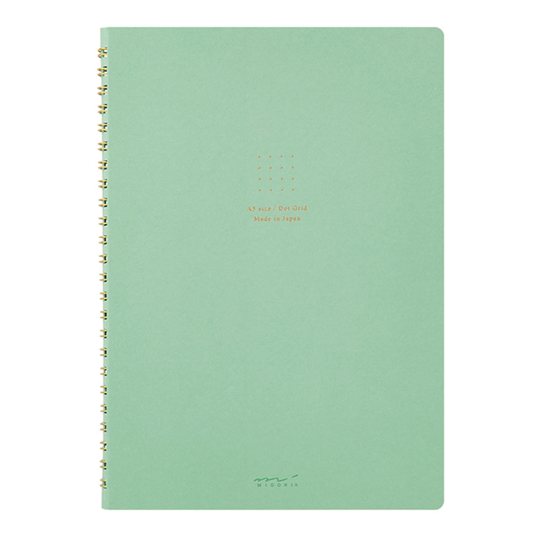 Midori Ring Notebook A5 Color Dot Grid