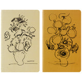Moleskine Cahier Large Journal 130 x 210 Set of 2 Van Gogh Museum 'Sunflowers'