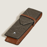Montblanc 4810 Jacquard 2 Pen Pouch Khaki
