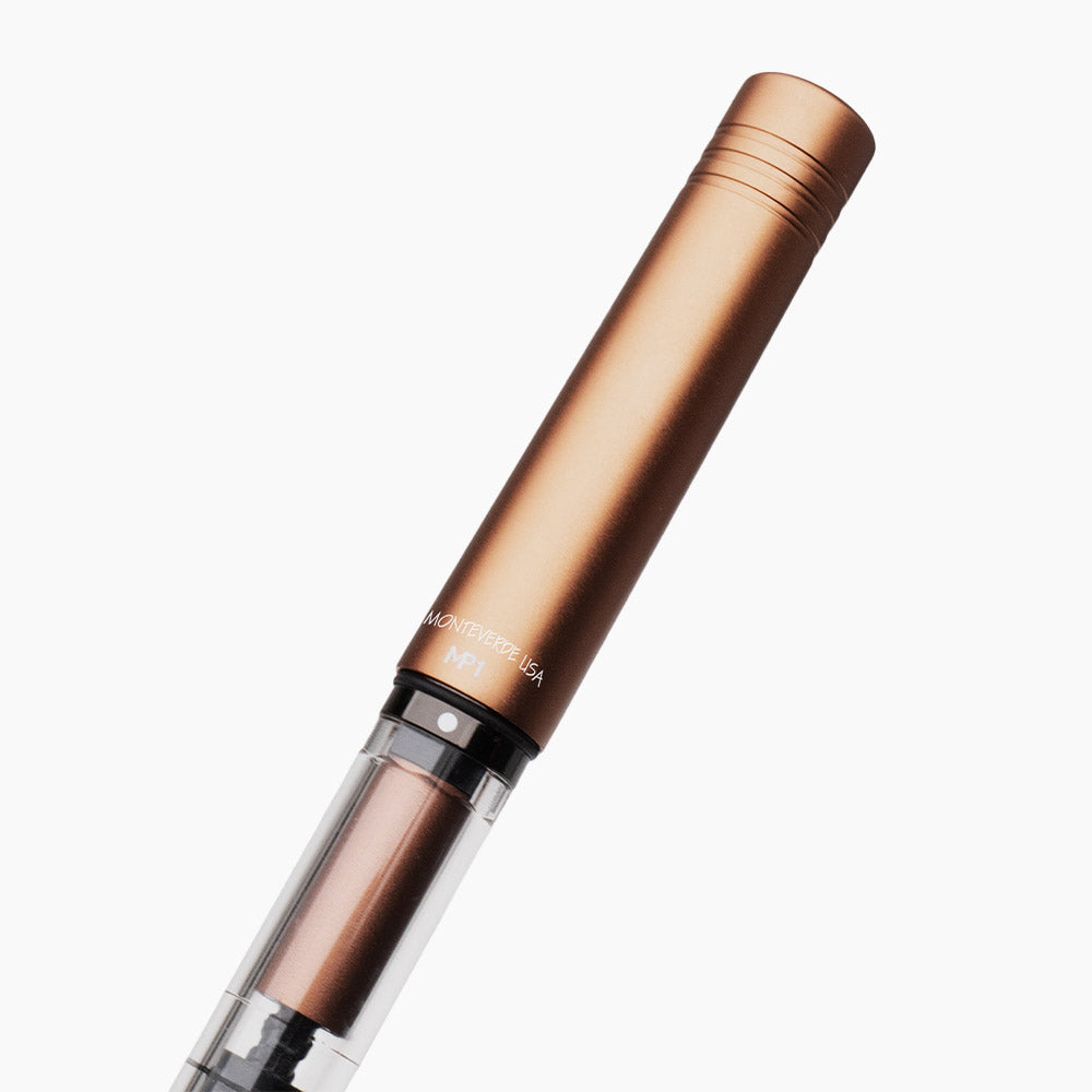 Monteverde MP1 Piston Filling Fountain Pen Mocha Mousse