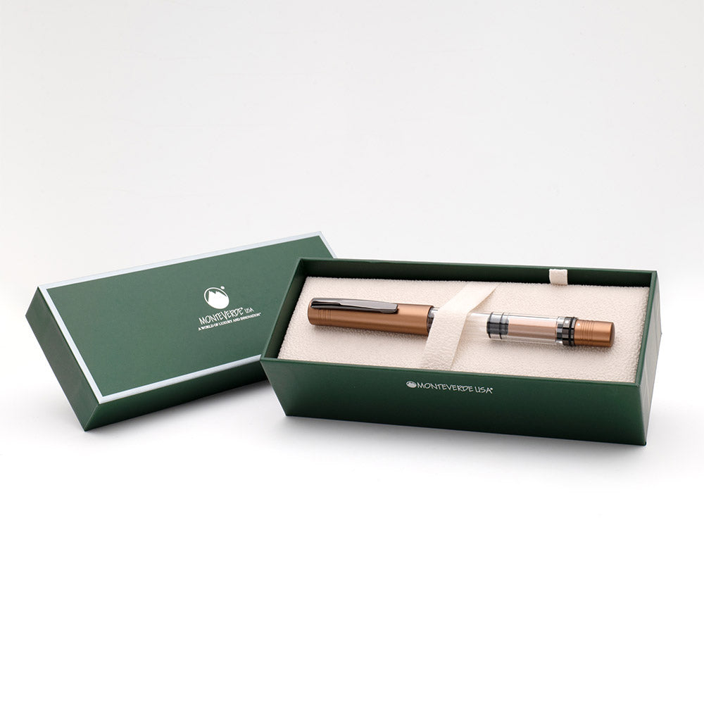 Monteverde MP1 Piston Filling Fountain Pen Mocha Mousse