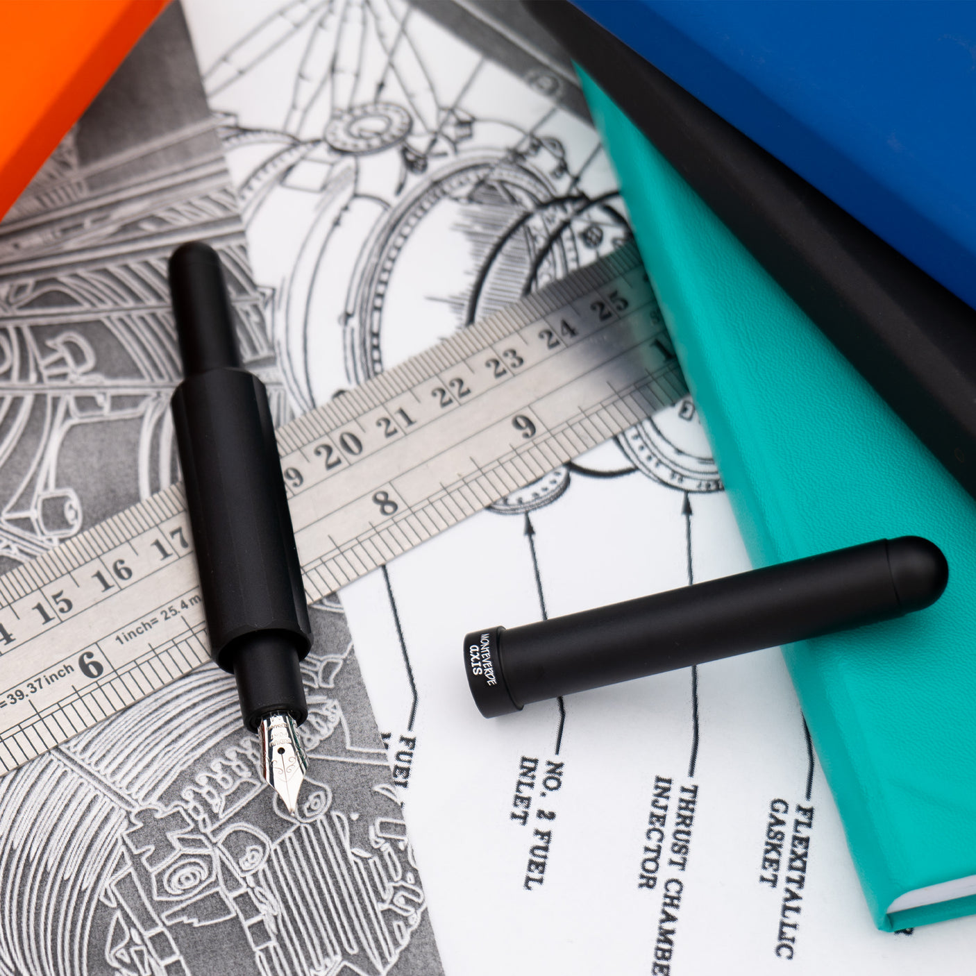 Monteverde Axis Fountain Pen Black
