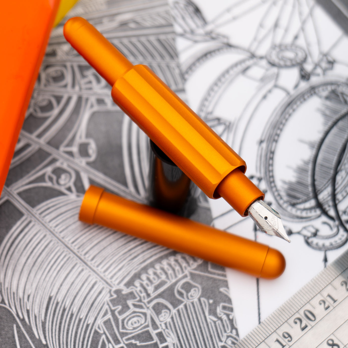 Monteverde Axis Fountain Pen Orange
