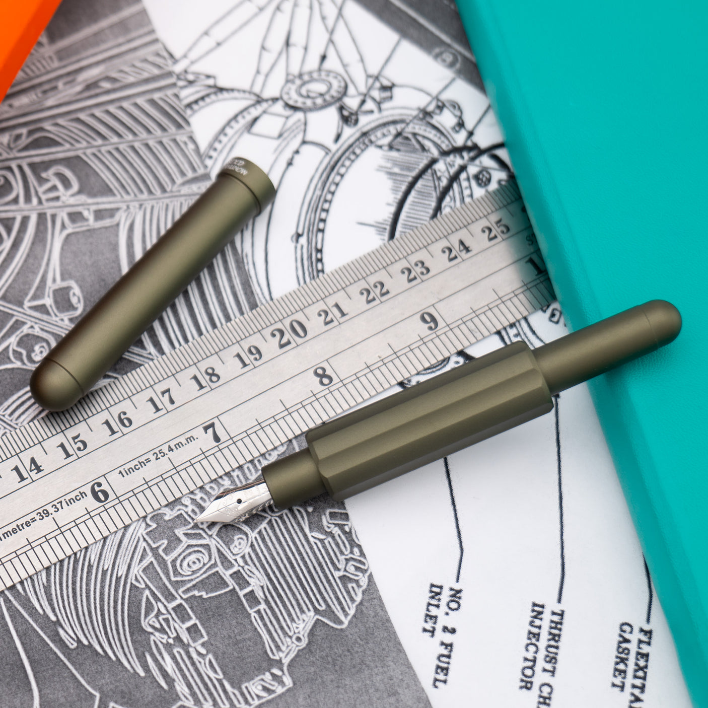 Monteverde Axis Fountain Pen Olive
