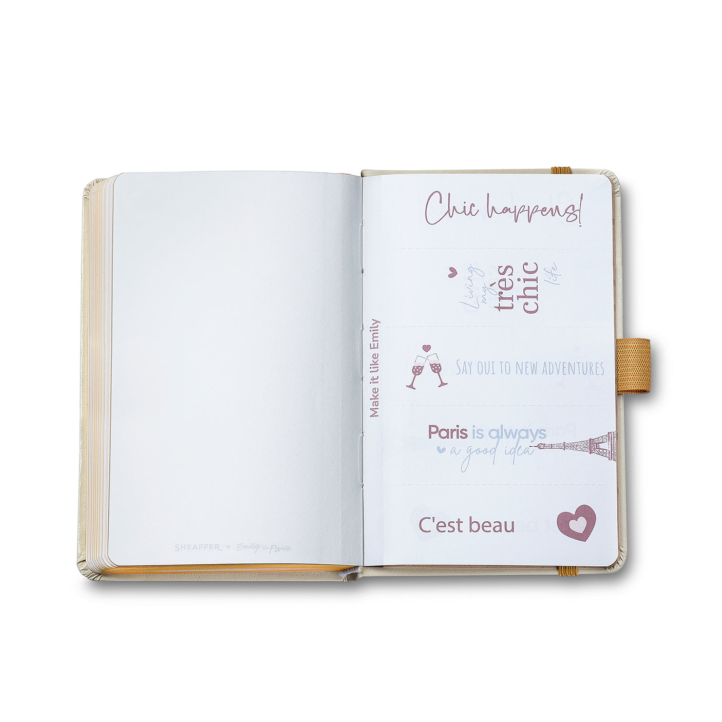 Sheaffer Emily in Paris A6 Notebook Beige