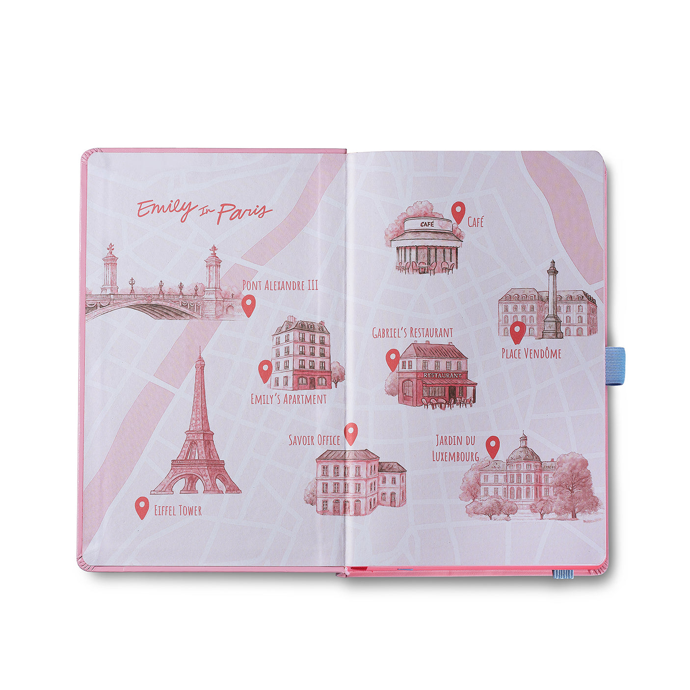 Sheaffer Emily in Paris A5 Notebook Pink