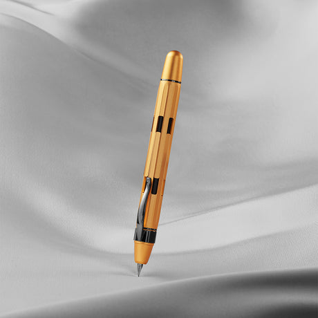Nahvalur Eclipse Retractable Fountain Pen Electrum