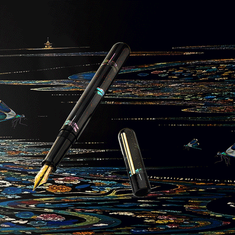 IKKAKU by Nahvalur Dragonfly Fountain Pen 14K Nib