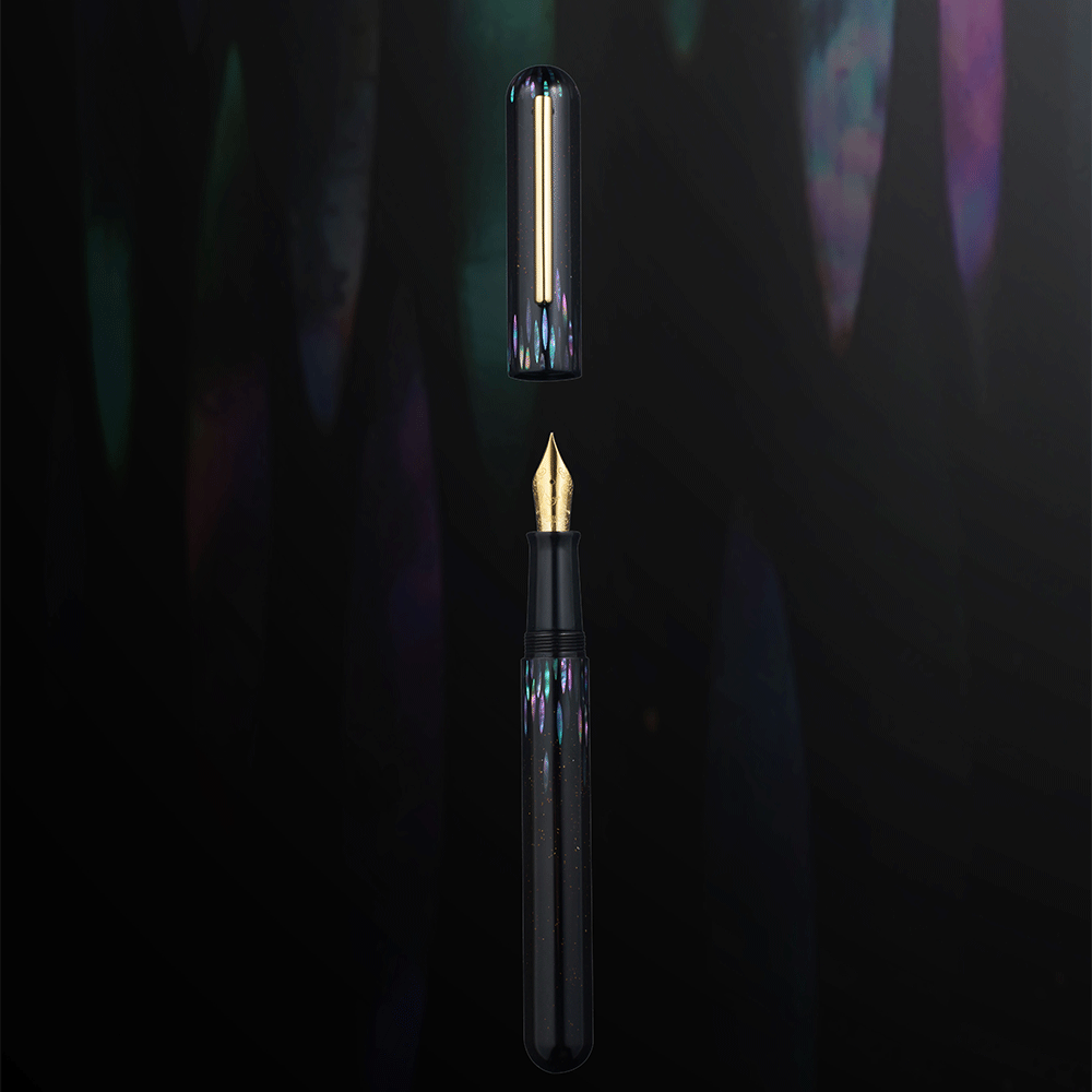 IKKAKU by Nahvalur Ye-Yu Urushi Raden Fountain Pen 14K Nib