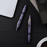 Nahvalur Eclipse Retractable Fountain Pen Hepatizon Rose Gold