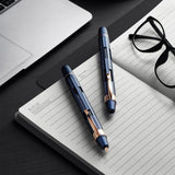 Nahvalur Eclipse Retractable Fountain Pen Cobalt Gold
